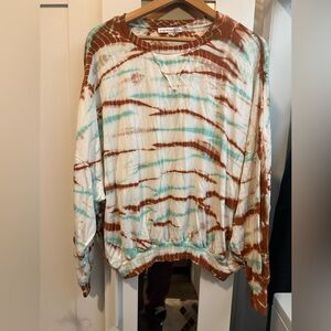 Young Fabulous & Broke Tie-Dye Pullover Top